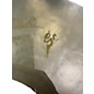 Used MEINL 18in byzance sand thin crash Cymbal