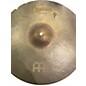 Used MEINL 18in byzance sand thin crash Cymbal