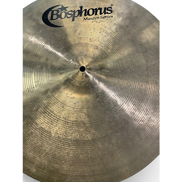 Used MEINL 18in byzance sand thin crash Cymbal