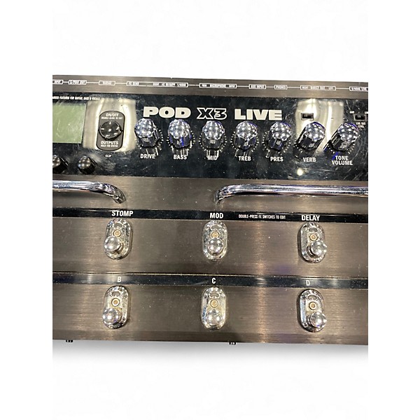 Used Line 6 Pod X3 Live Amp Modeler Effect Processor
