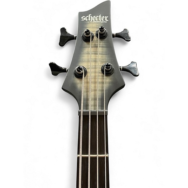 Used Schecter Guitar Research C-4 GT Satin Charcoal Burst Electric Bass Guitar