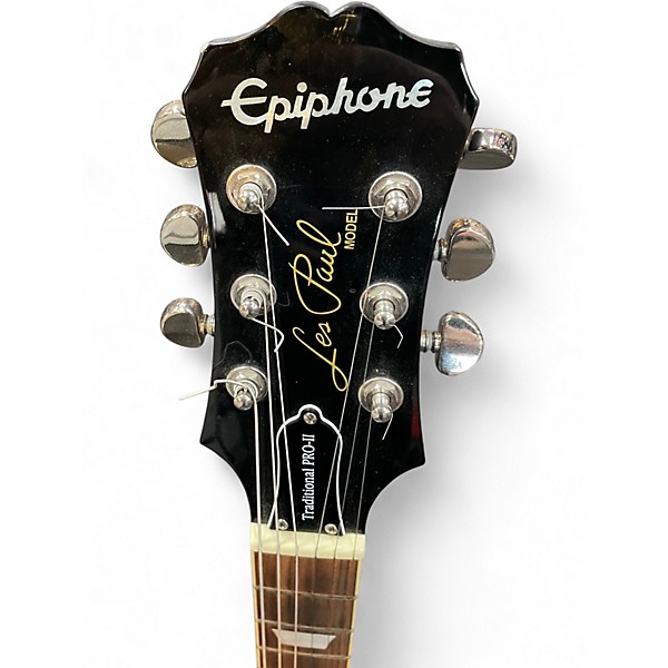 Used Epiphone Les Paul Traditional PRO II CYAN Solid Body Electric Guitar