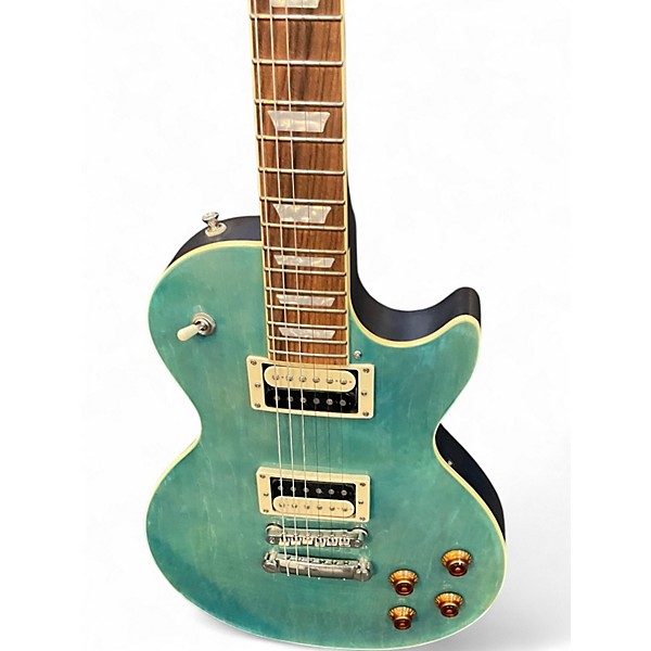 Used Epiphone Les Paul Traditional PRO II CYAN Solid Body Electric Guitar