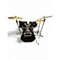 Used Ludwig 5 Piece Accent Black Drum Kit