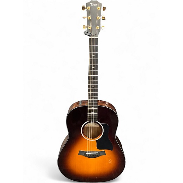 Used Taylor 217e-SB Plus LTD 2 Color Sunburst Acoustic Electric Guitar
