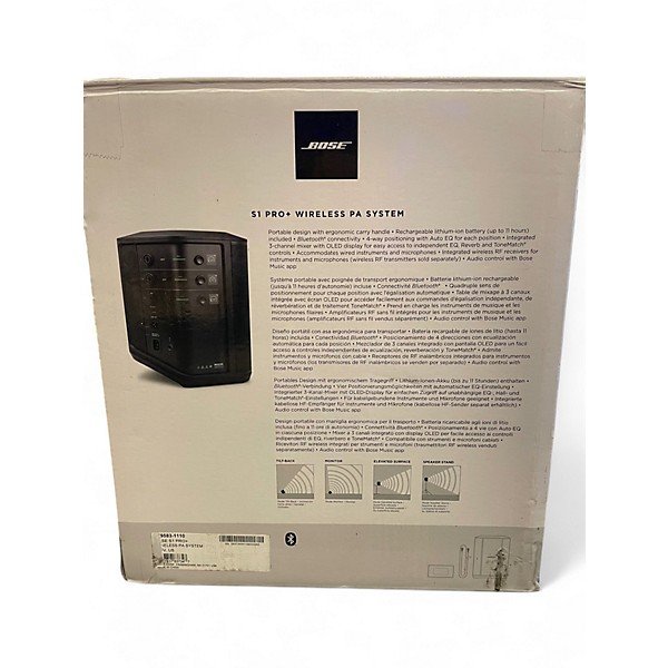 Used Bose S1 PRO+ WIRELESS PA Powered Speaker