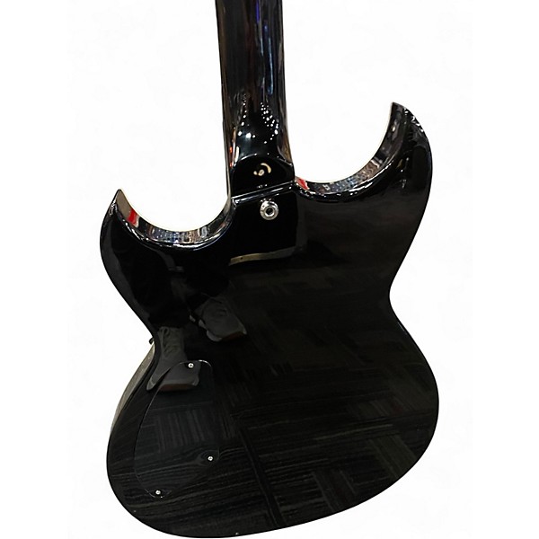 Used Reverend REEVES GABREL SPACEHAWK Black Solid Body Electric Guitar