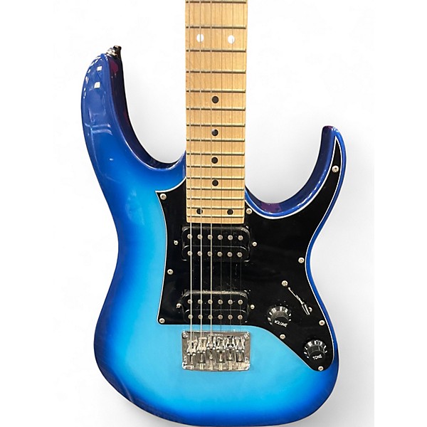 Used Ibanez Gio Ax Blue Burst Solid Body Electric Guitar