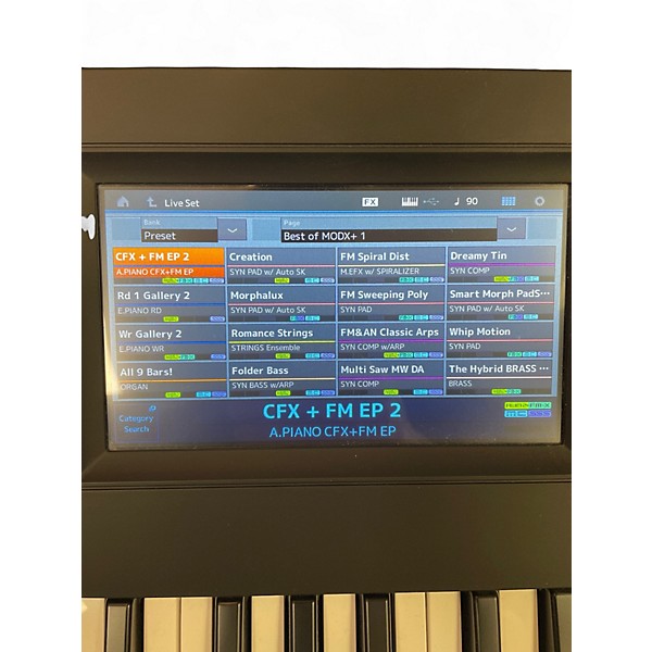 Used Yamahha  MODX 6+ synthesizer  Synthesizer