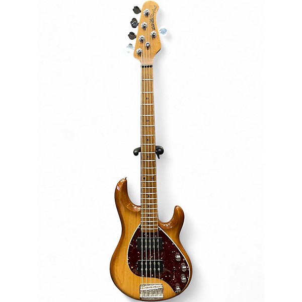 Used Ernie Ball Music Man StingRay5 Special HH Hot Honey Electric Bass Guitar