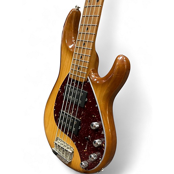 Used Ernie Ball Music Man StingRay5 Special HH Hot Honey Electric Bass Guitar