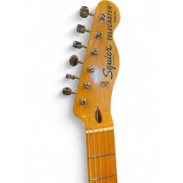 Used Squier Classic Vibe 70s Thinline Telecaster Natural Hollow Body Electric Guitar