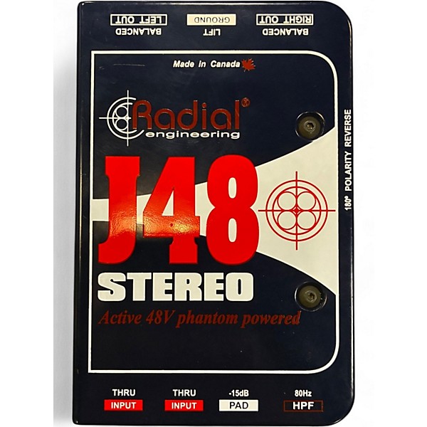 Used Radial Engineering J48 STEREO ACTIVE DIRECT BOX Direct Box