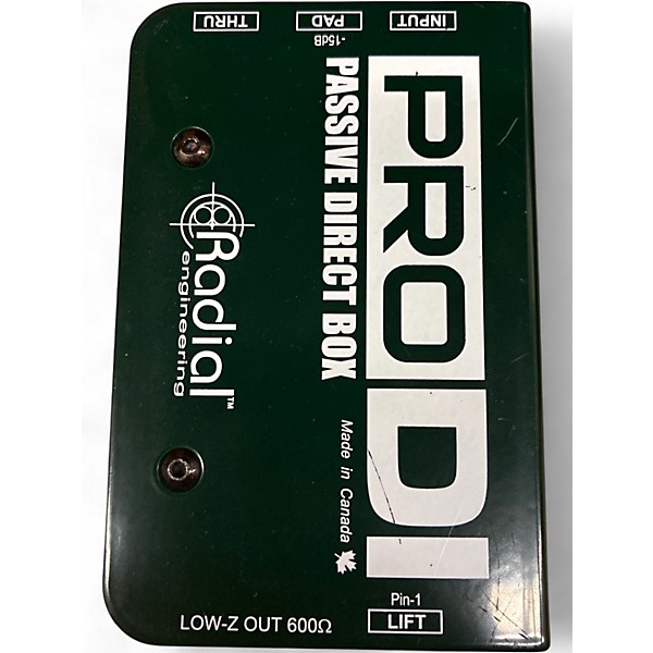 Used Radial Engineering PRO DI PASSIVE DIRECT BOX Direct Box