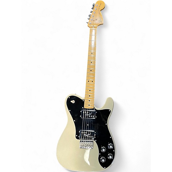 Used Fender FSR '72 Telecaster Deluxe Shoreline Gold Solid Body Electric Guitar