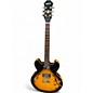 Used Epiphone Dot Deluxe Flametop Vintage Sunburst Hollow Body Electric Guitar thumbnail