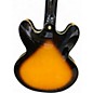 Used Epiphone Dot Deluxe Flametop Vintage Sunburst Hollow Body Electric Guitar