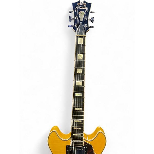 Used D'Angelico PREMIER MINI DC Amber Hollow Body Electric Guitar