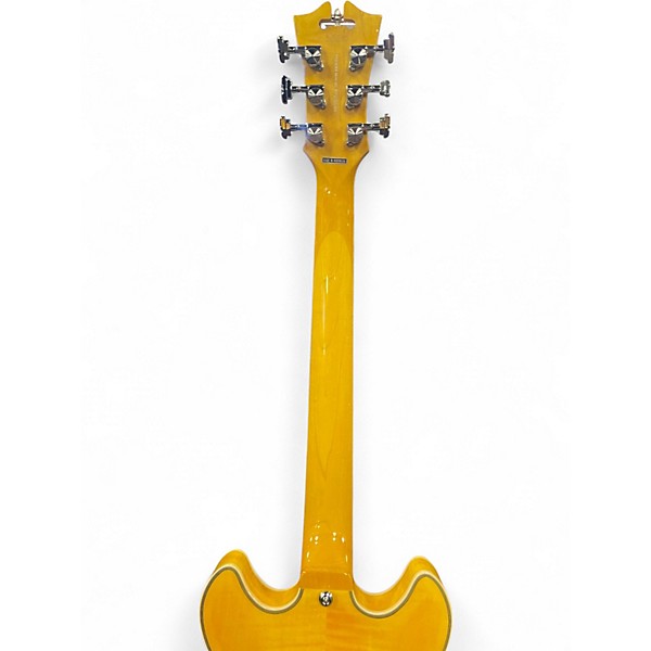 Used D'Angelico PREMIER MINI DC Amber Hollow Body Electric Guitar