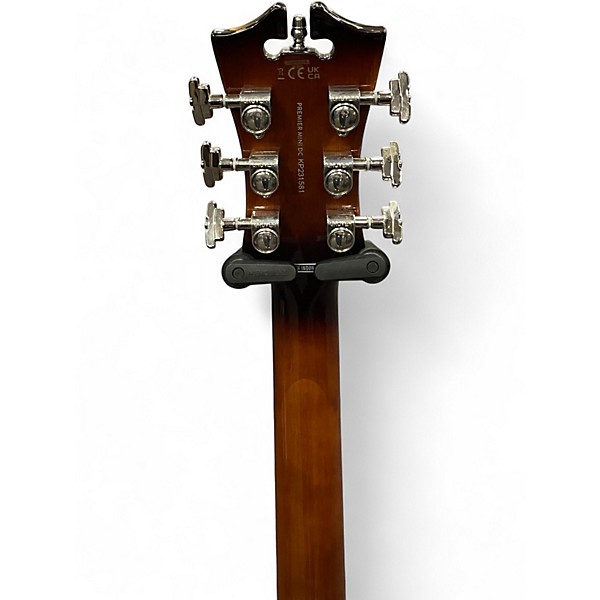 Used D'Angelico DAPMDCBRBNS Brown Burst Hollow Body Electric Guitar