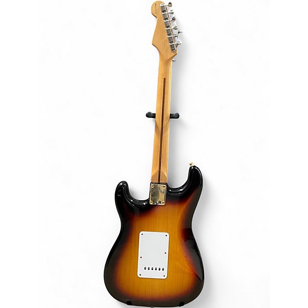 Used Fender deluxe series stratocaster 2 Color Sunburst Solid Body Electric Guitar