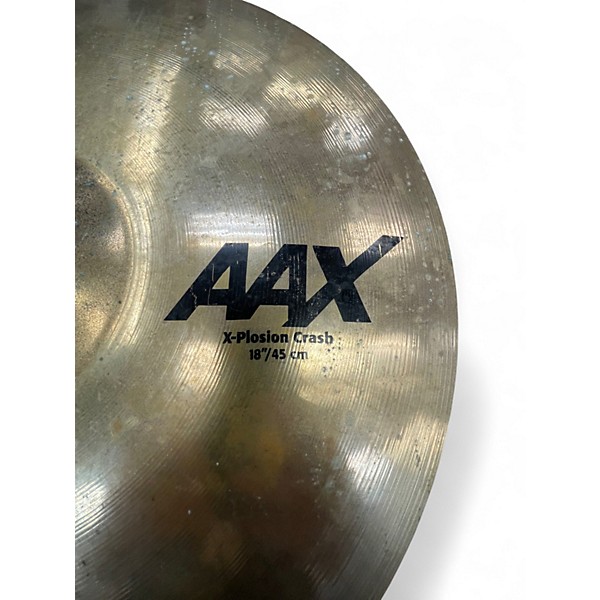 Used SABIAN 18in AAX Xplosion Crash Cymbal