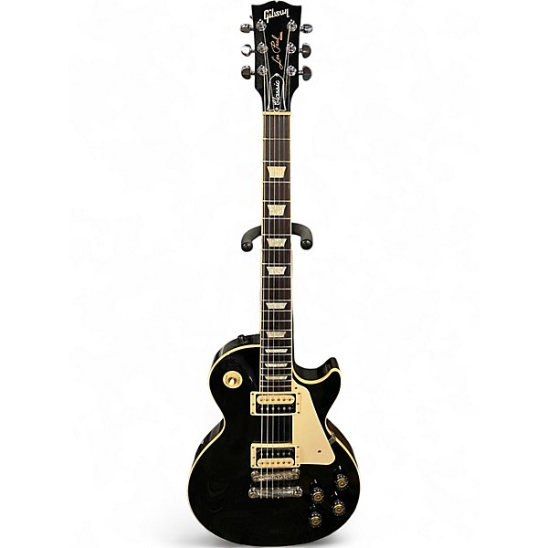 Used 2022 Gibson Les Paul Classic Black Solid Body Electric Guitar