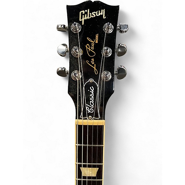 Used 2022 Gibson Les Paul Classic Black Solid Body Electric Guitar