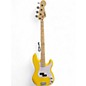 Used Squier Sonic Precision Yellow Electric Bass Guitar thumbnail