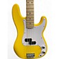 Used Squier Sonic Precision Yellow Electric Bass Guitar