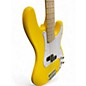 Used Squier Sonic Precision Yellow Electric Bass Guitar