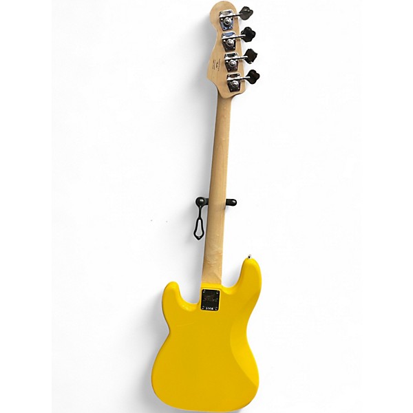 Used Squier Sonic Precision Yellow Electric Bass Guitar