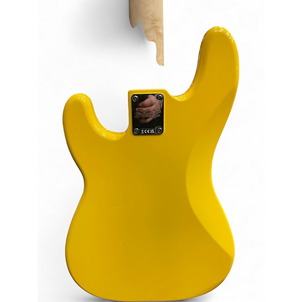 Used Squier Sonic Precision Yellow Electric Bass Guitar