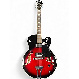 Used Ibanez AF75 Trans Red Hollow Body Electric Guitar