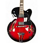 Used Ibanez AF75 Trans Red Hollow Body Electric Guitar