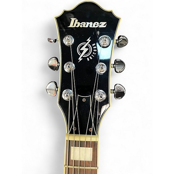 Used Ibanez AF75 Trans Red Hollow Body Electric Guitar