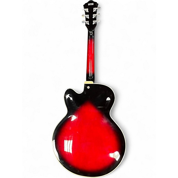 Used Ibanez AF75 Trans Red Hollow Body Electric Guitar