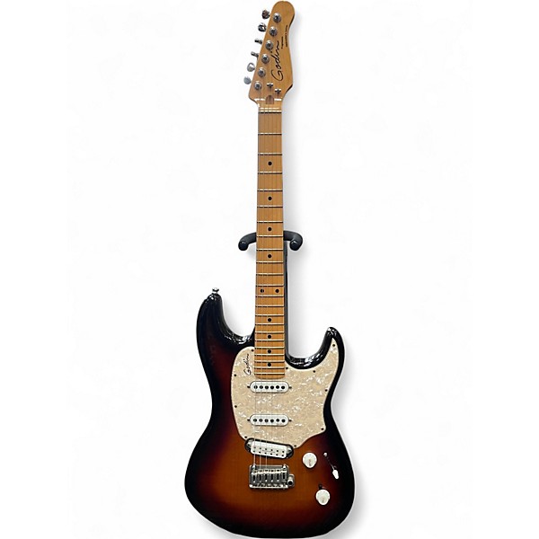 Used Godin Progression Plus VI 2 Tone Sunburst Solid Body Electric Guitar