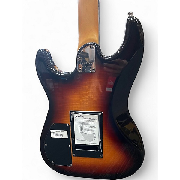 Used Godin Progression Plus VI 2 Tone Sunburst Solid Body Electric Guitar