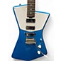 Used Sterling by Music Man ST VINCENT METAL FLAKE BLUE Solid Body Electric Guitar