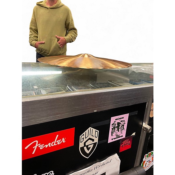 Used Paiste 17in 2002 17” Highhat Pair Cymbal