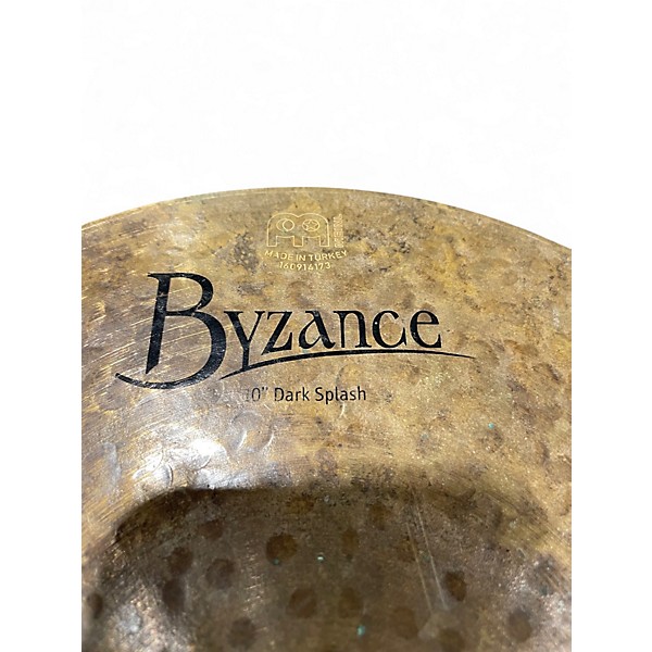 Used MEINL 10in Byzance Dark Splash Cymbal