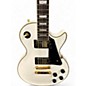 Used Epiphone Les Paul Custom Alpine White Solid Body Electric Guitar