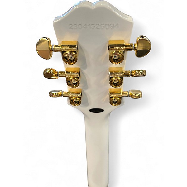 Used Epiphone Les Paul Custom Alpine White Solid Body Electric Guitar