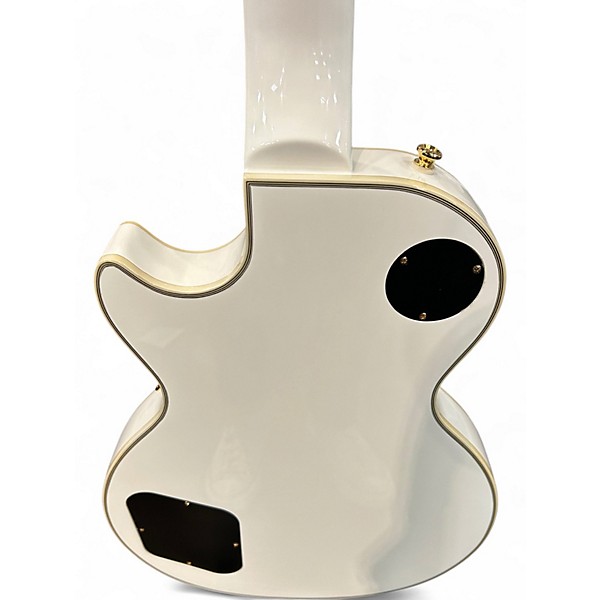 Used Epiphone Les Paul Custom Alpine White Solid Body Electric Guitar