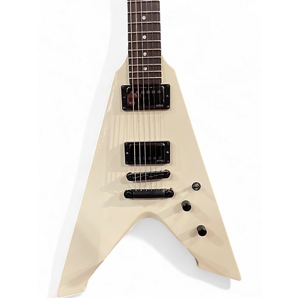 Used ESP LTD James Hetfield Vulture Olympic White Solid Body Electric Guitar