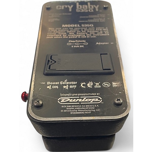 Used Dunlop 535Q Cry Baby Multi-Wah Effect Pedal