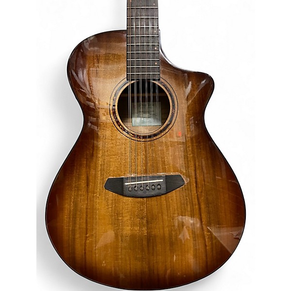 Used Breedlove EX S CONCERT A 12 CE Sandburst 12 String Acoustic Electric Guitar