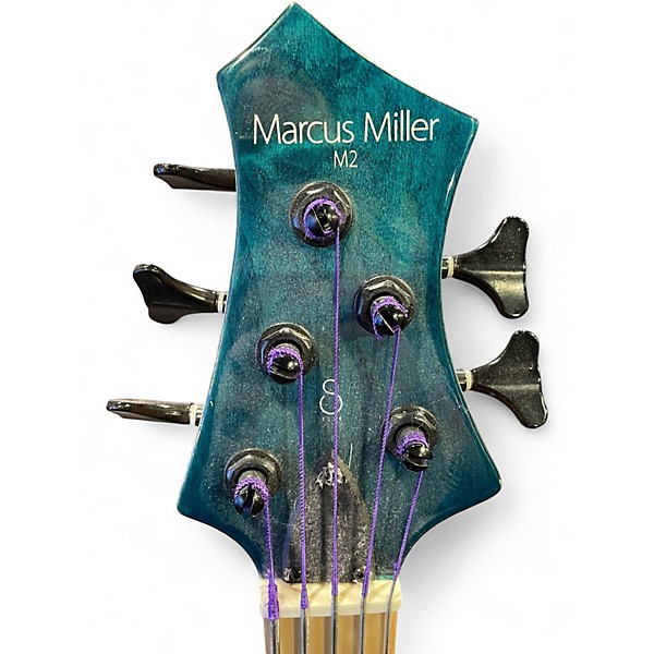 Used Sire Marcus Miller M2 5 String Emerald Green Electric Bass Guitar