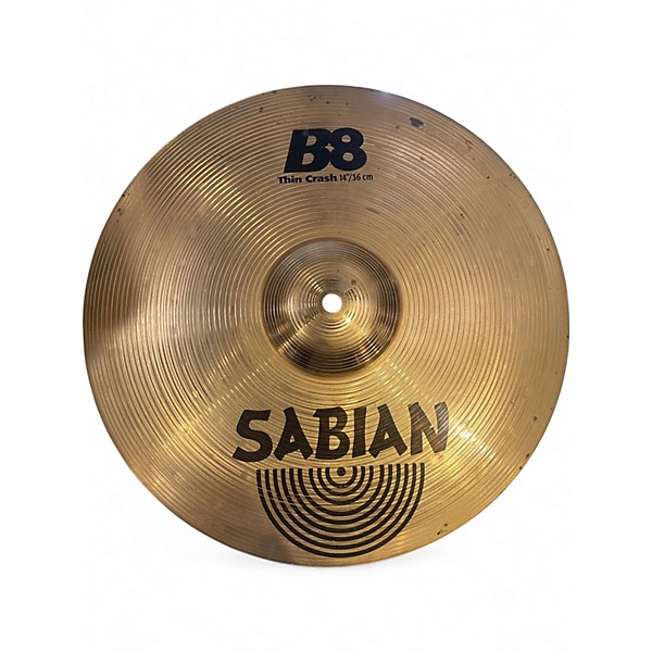 Used SABIAN 14in B8 Thin Crash Cymbal